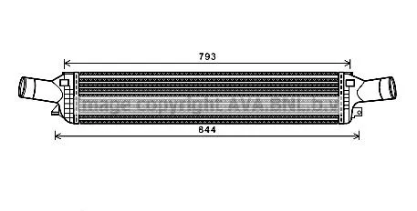 Intercooler AVA COOLING SYSTEMS AIA4319