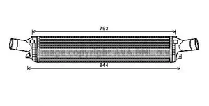 Intercooler AVA COOLING SYSTEMS AIA4319