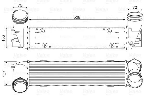 Intercooler VALEO 818342