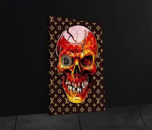 Canvas - Dödskalledesign