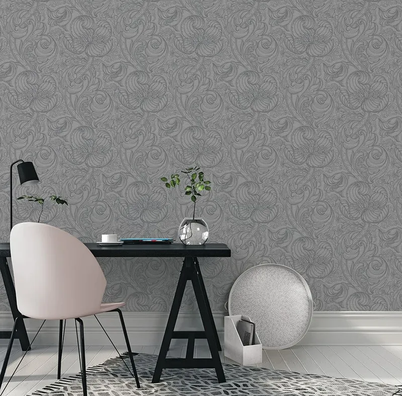 Galerie Wallcoverings Off the Wall LB25114 Tapet Down the Dilly Grå