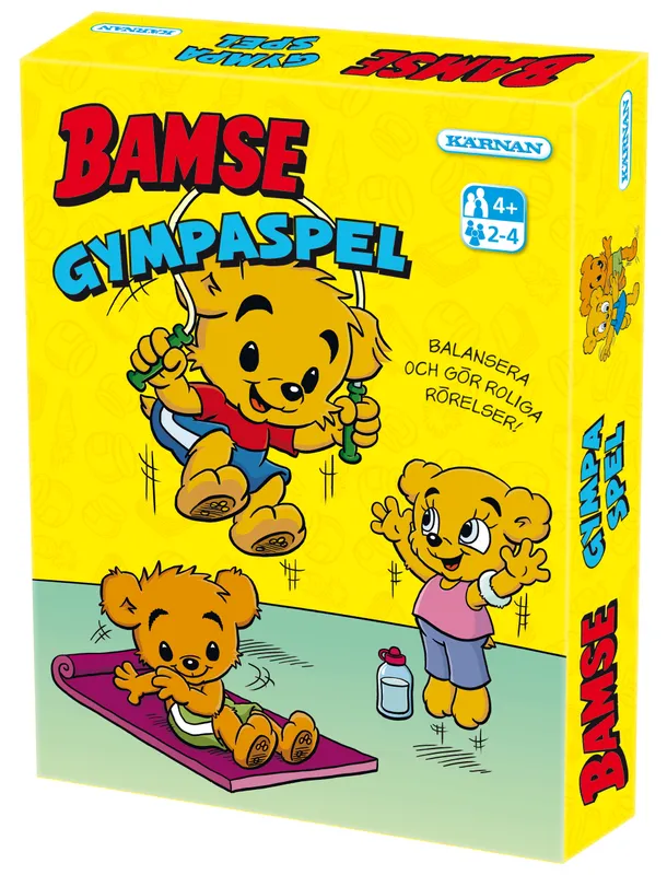 Barnspel Bamse Gympaspel Kärnan