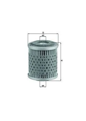 Bränslefilter MAHLE KX 38