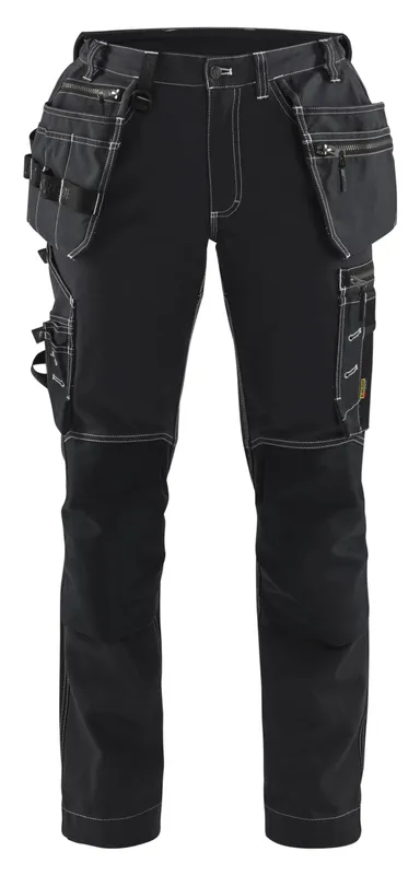 HANTVERKSBYXA 7130 1370 STRETCH DAM SVART C46 | Beijerbygg Byggmaterial