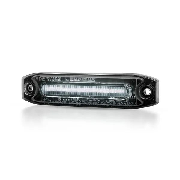 Positionsljus Purelux Spectre 12X Dark – 12/24V / 6W / 102 mm, Vit