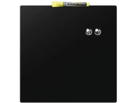 Nobo Mini Magnetic Whiteboard Coloured Tile 36x36cm Black