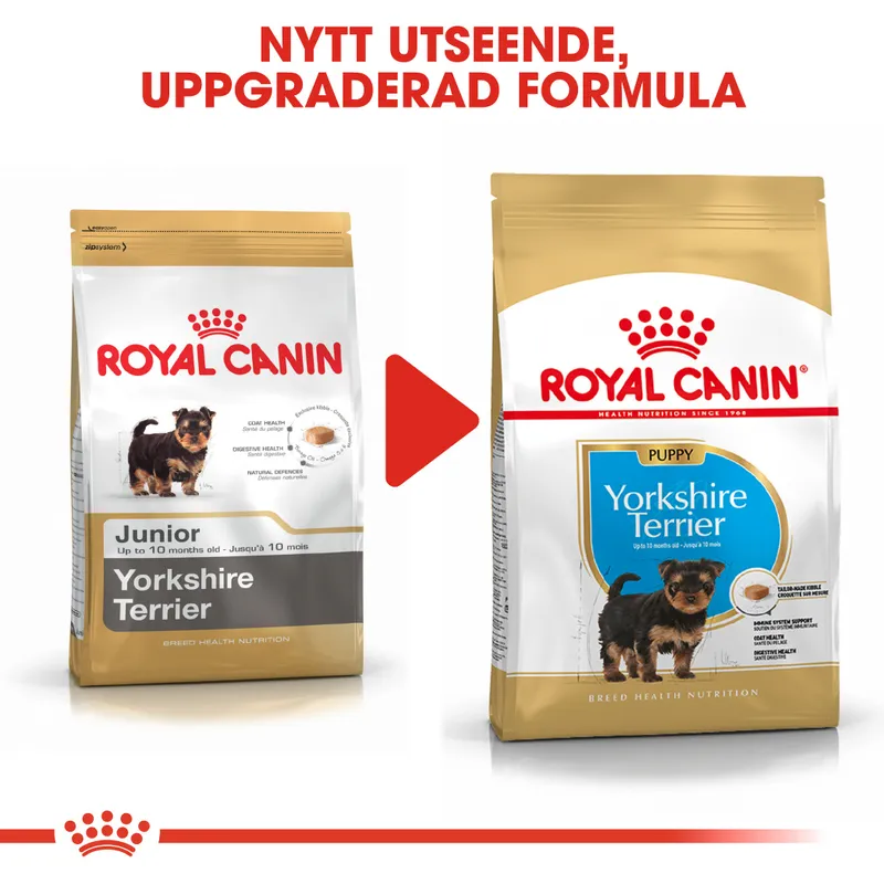 Yorkshire Terrier Puppy Torrfoder för hundvalp - 1,5 kg