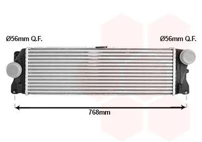 Intercooler VAN WEZEL 30014710