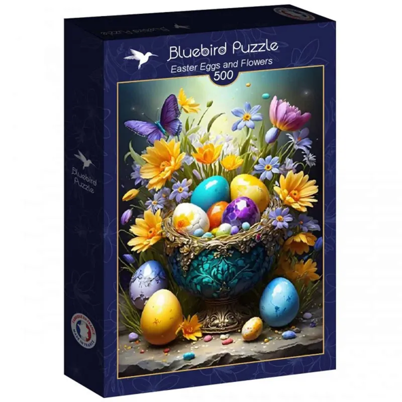 Bluebird Pussel – Påskäggskorg 500 bitar