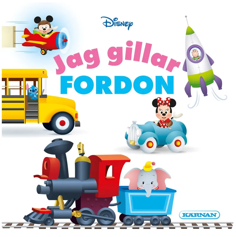 Disney Baby Jag gillar fordon Pekbok – Disney – Leksaksaffären