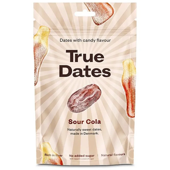 True Dates Dadlar Sour Cola 100g