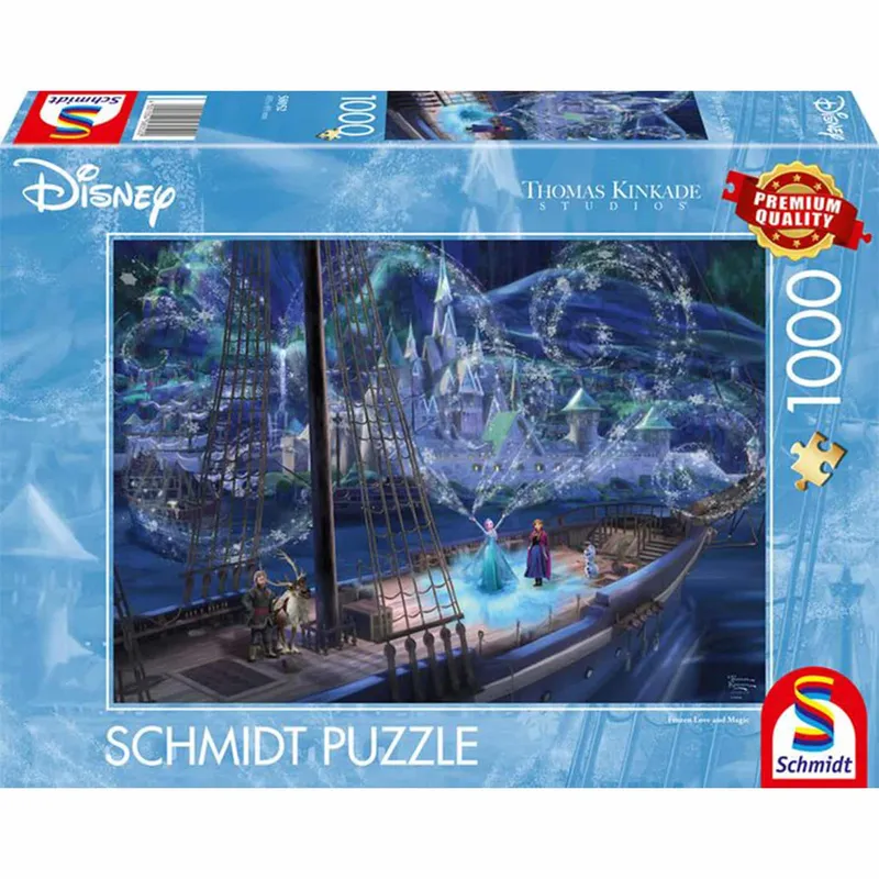 Disney, Frozen, Love And Magic Pussel 1000 Bitar Schmidt