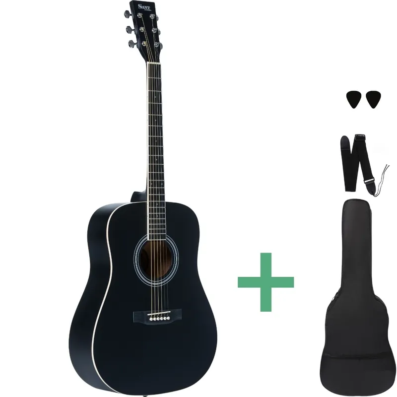 Sant Guitars AC-84 SBK westerngitarr satin black