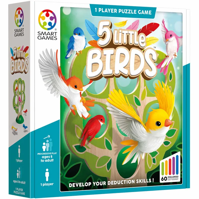 Hjärngympa – SmartGames: 5 Little Birds