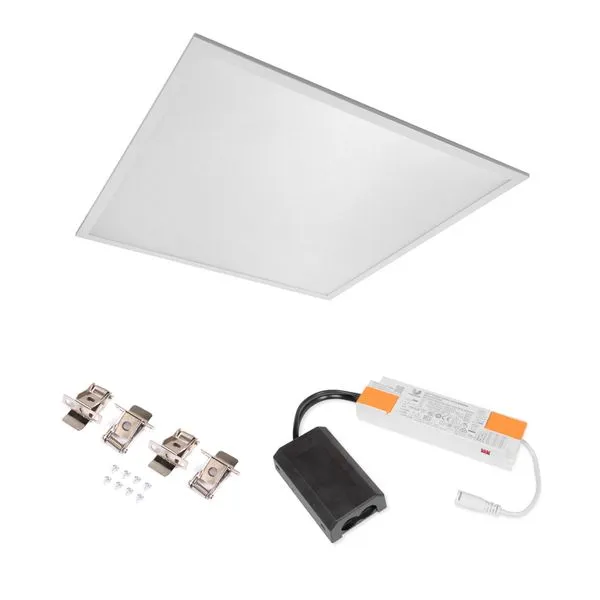 LED-panel AGGE Backlit Panel PRO - 40W / 3000K-6000K / Infälld, LED-panel + Styrdon Triac-dimmer