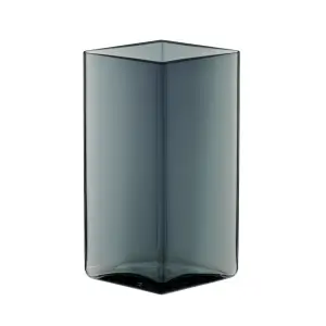 Iittala Ruutu vas 11,5 x 18 cm grå