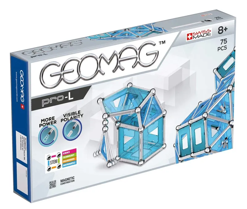 Geomag Magnetset - Pro-L Paneler - 75 Delar