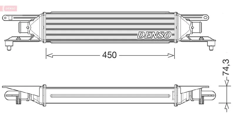 Intercooler DENSO DIT01007