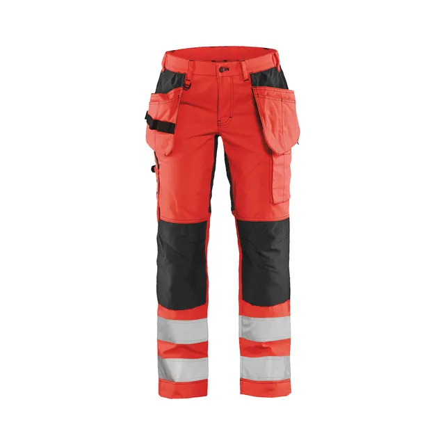 VARSELBYXA 7163 1811 M STRETCH DAM VARSELRÖD/SVART D24 | Beijerbygg Byggmaterial