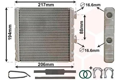 Värmepaket VAN WEZEL 43006634