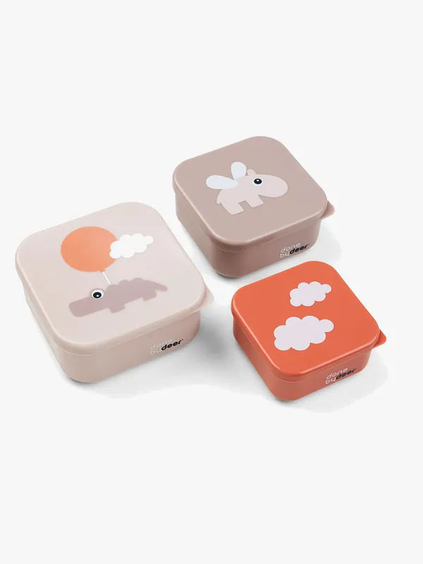 Done by Deer Snackslåda - Happy Clouds - 3-pack - Puder