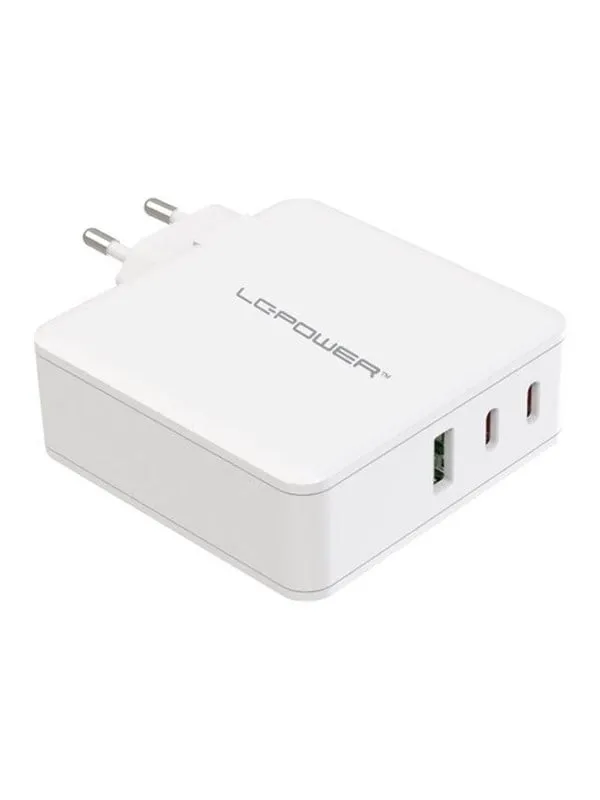 LC Power LC-GAN-100 power adapter - GaN - USB 2 x USB-C - 100 Watt