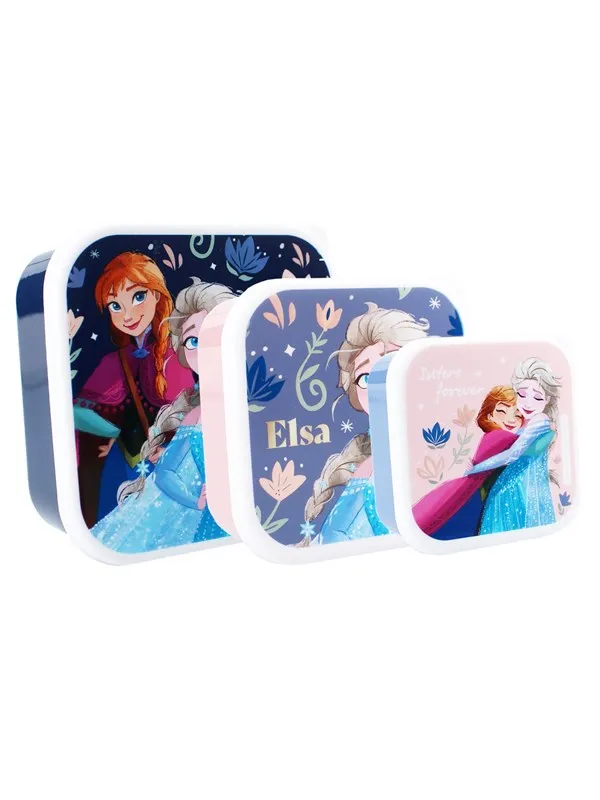 Disney Frozen 3 in 1 Snackbox Fresh Bites, Blå