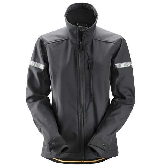 JACKA DAM SOFTSHELL AW STÅLGRÅ/SVART XS | Beijerbygg Byggmaterial