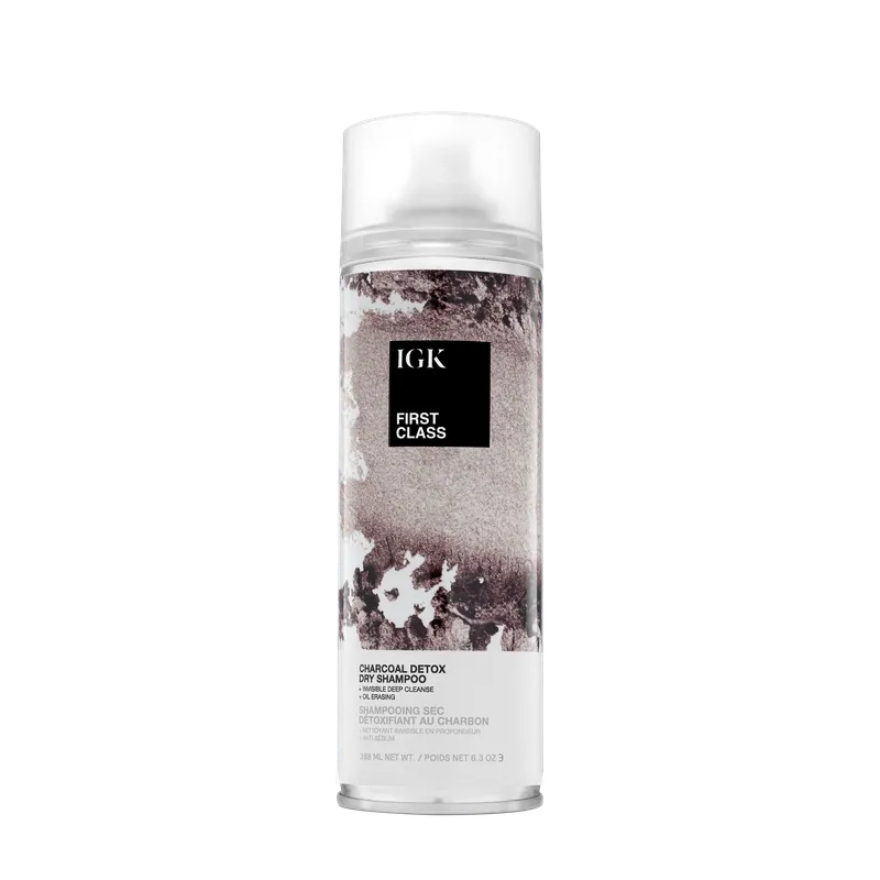 IGK, FIRST CLASS Charcoal Detox Dry Shampoo
