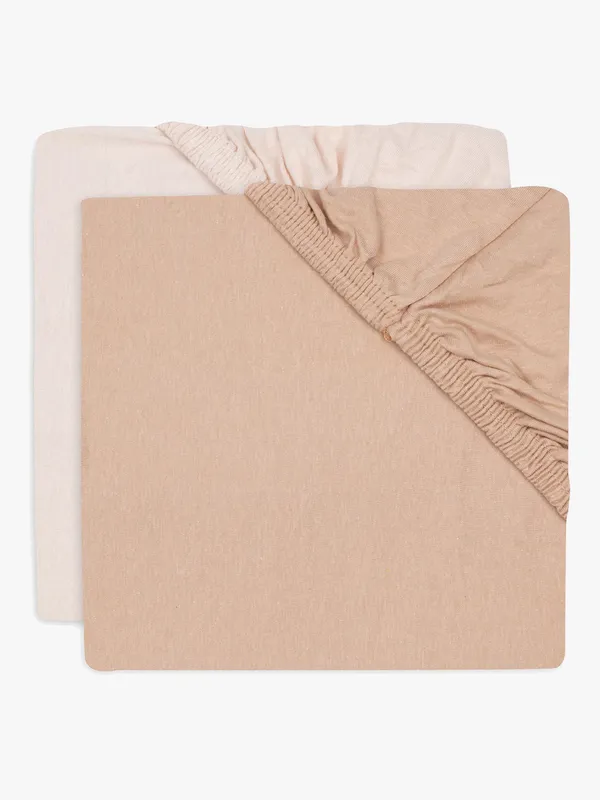 Jollein Dra-på-lakan 60×120 2-Pack, Blush/Wild Rose