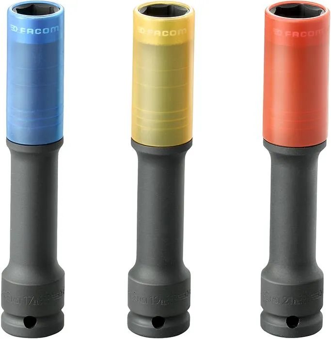 Facom NSI.3EL Krafthylssats 1/2″, 17/19/21mm, lång