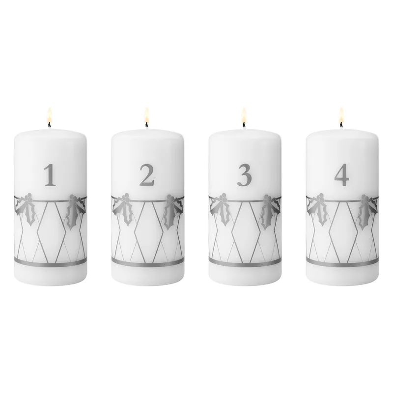 Georg jensen Classic Christmas 2026 adventsljus 4 st, silver