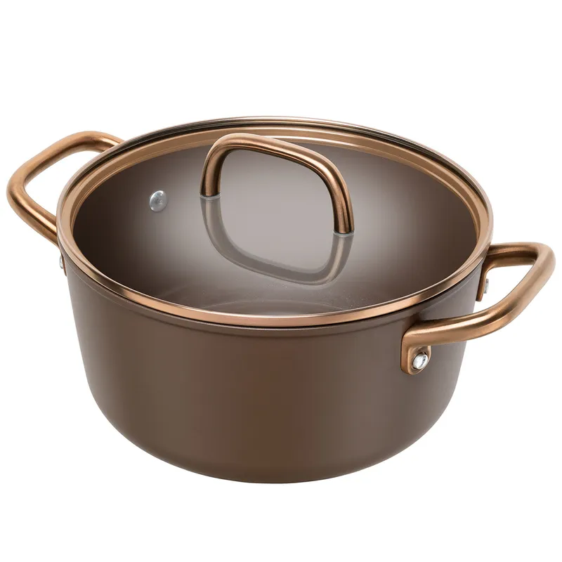 Zwilling Milano gryta med glaslock 24 cm, brun