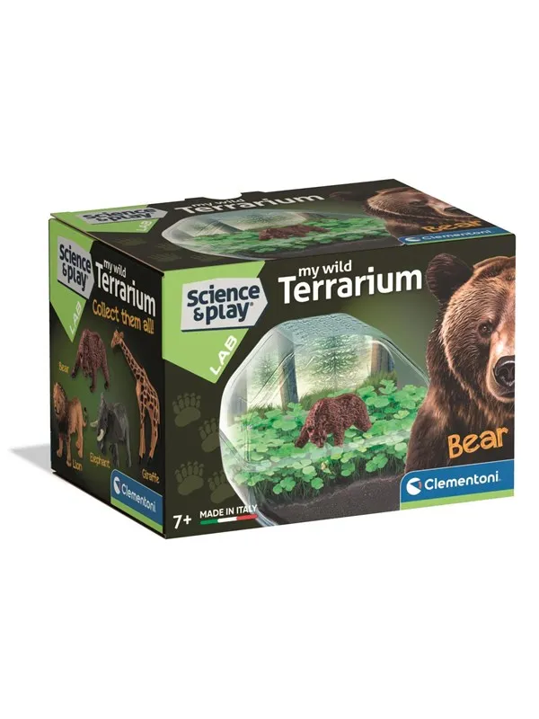 Science & Play - Mini Bear - Terrarium