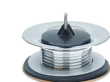 Viega Bottom valve 1 1/2” with plug Chrome