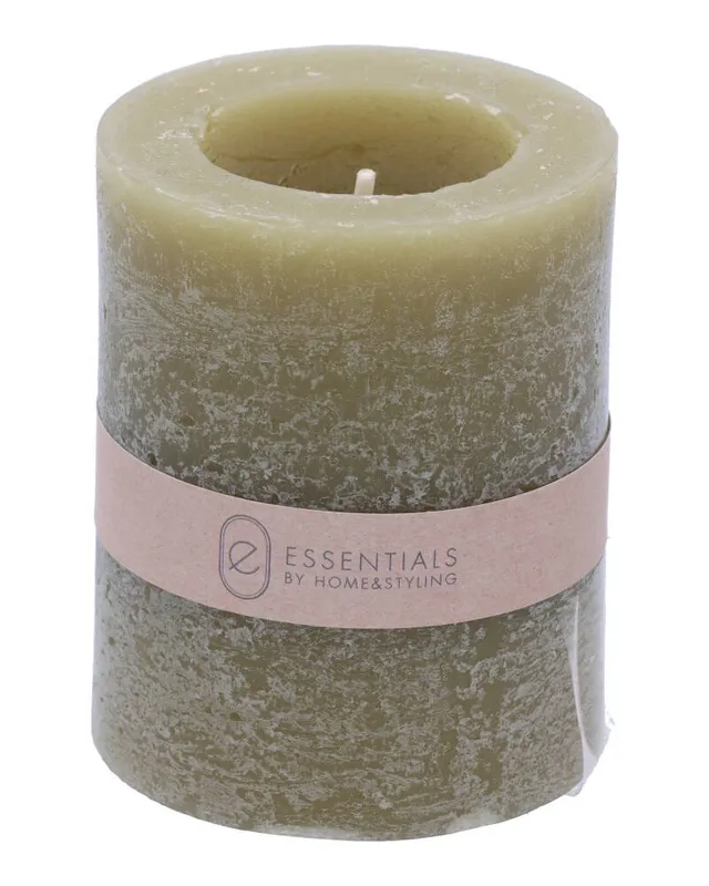 Excellent Houseware Pillar Candle White 65 x 80 mm 165 g