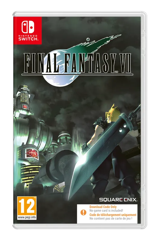Final Fantasy VII (Code in a Box) - Nintendo Switch - RPG