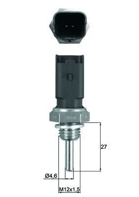 Kylvätsketemperatursensor MAHLE TSE 25