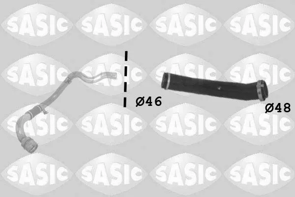 Laddluftslang SASIC 3334063