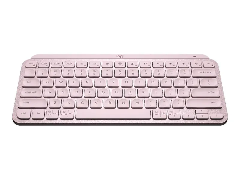Logitech MX Keys Mini Minimalist Wireless Illuminated Keyboard - Rose - ND - Tangentbord - Nordisk - Rosa