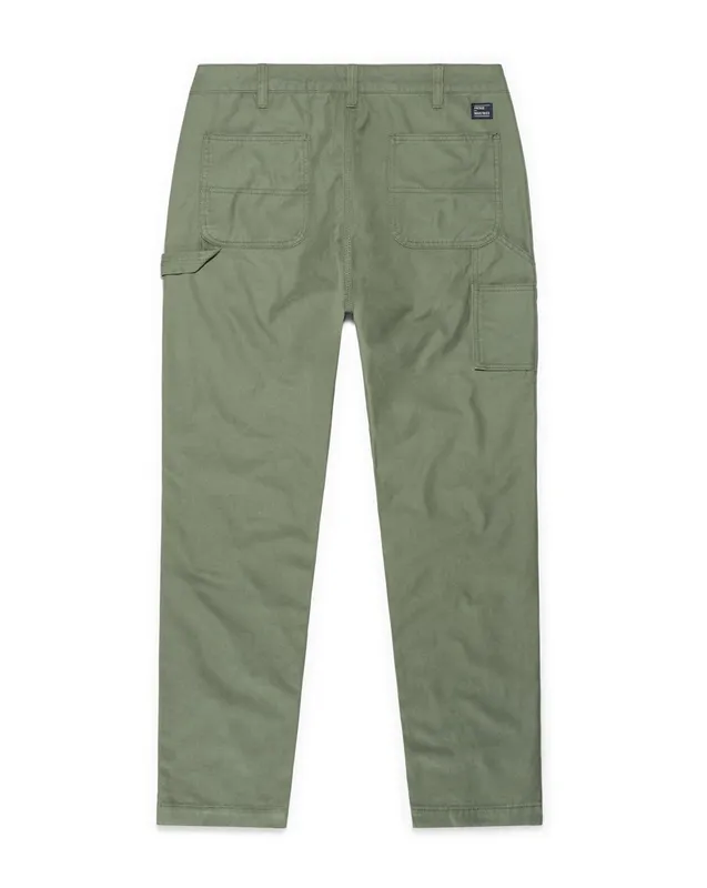 Vintage Industries Cooper workerbyxor Oliv