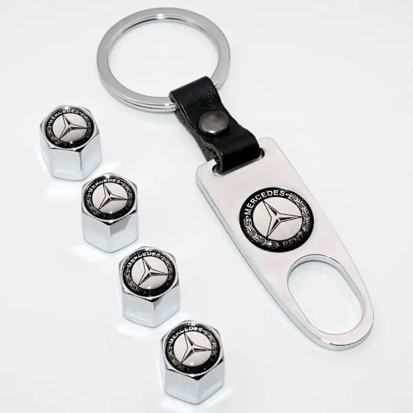Mercedes logo ventilhattar i med nyckelring