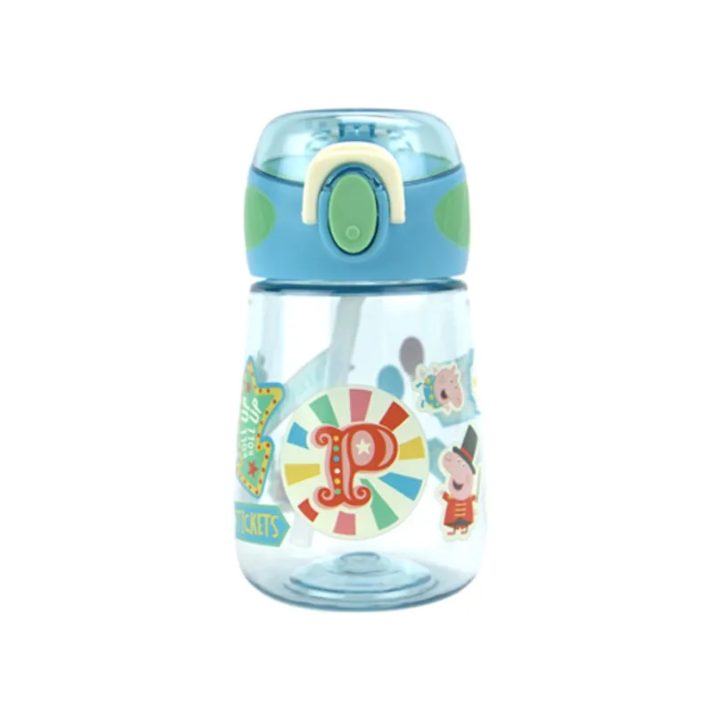 Nuby Peppa Pig 2-in-1 Vattenflaska 400 ml, Blå