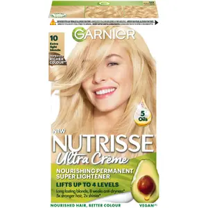 Garnier Nutrisse Ultra Créme Permanent Hårfärg 10 Extra Light Blonde
