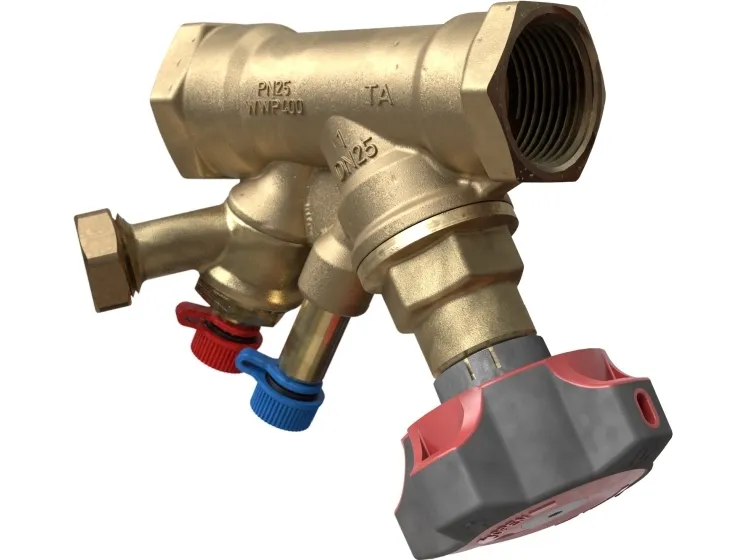 TA Balancing valve stad 40 female 12 drain