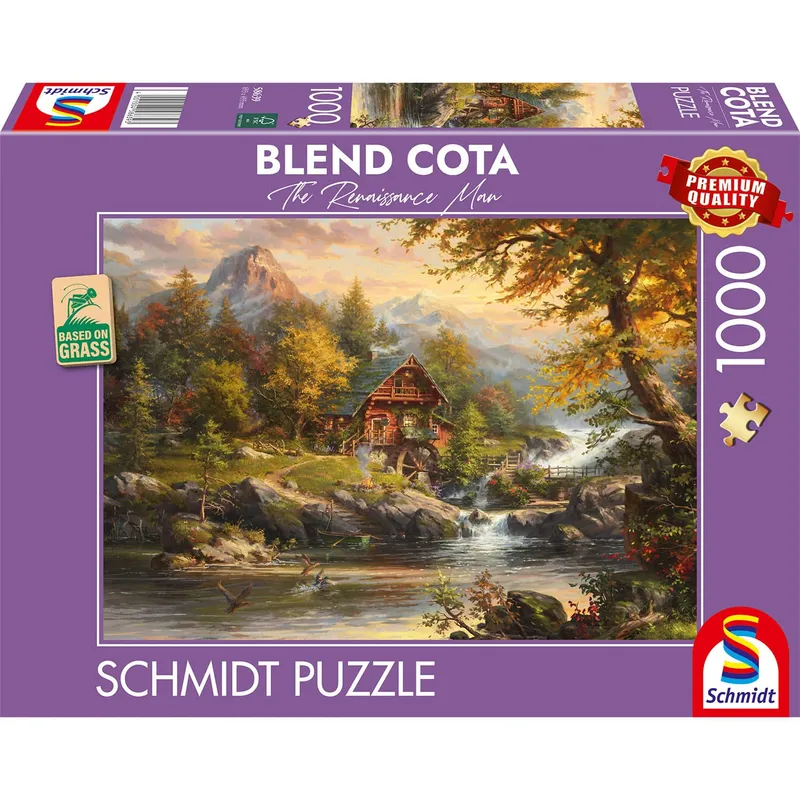 Schmidt Pussel - Blend Cota: Sommarhus 1000 bitar