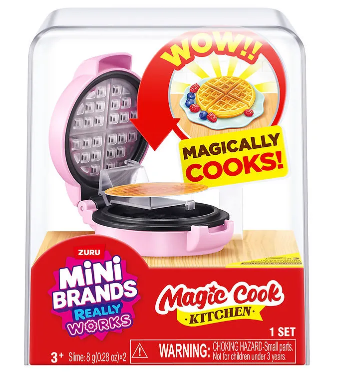 Mini Brands Leksaker - Magiskt kockkök - Våffeljärn