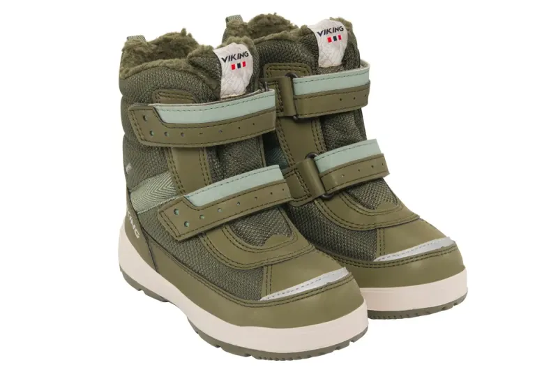 Viking Play Reflex 2V GTX Vinterkängor, Olive, 32