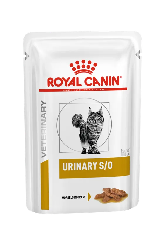 Royal Canin Veterinary Diets Urinary S/O Morcels in Gravy Pouch våtfoder för katt 12×85 g