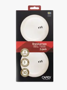 CAPiDi CAP388B Brandvarnare optisk, 2-pack